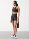Athleta Interval Stash High Rise 5" Short In Black