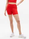 ATHLETA INTERVAL STASH HIGH RISE 5" SHORT