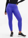 Athleta Interval Stash High Rise 7/8 Legging In Blue
