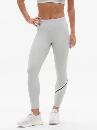 Athleta Interval Stash High Rise Diagonal Stripe 7/8 Legging