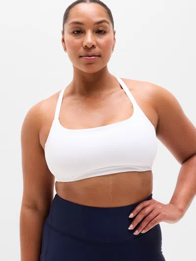 Athleta Invigorate Sports Bra D-dd In Bright White