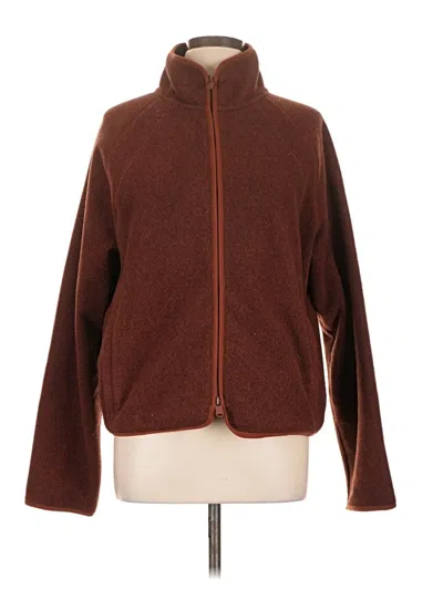 Pre-owned Athleta Jacket In Brown