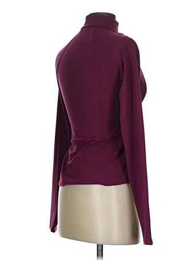 Pre-owned Athleta Jacket In Burgundy