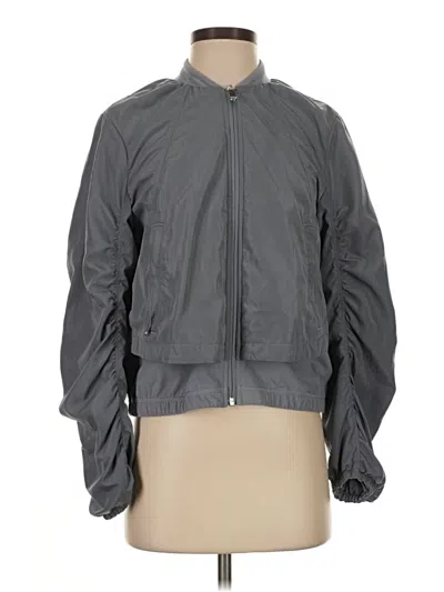 Pre-owned Athleta Jacket In Gray