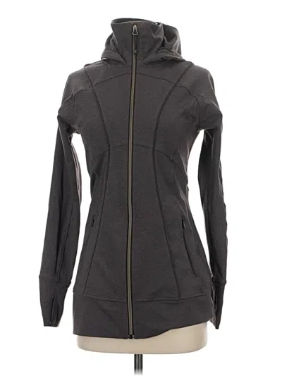 Pre-owned Athleta Jacket In Gray