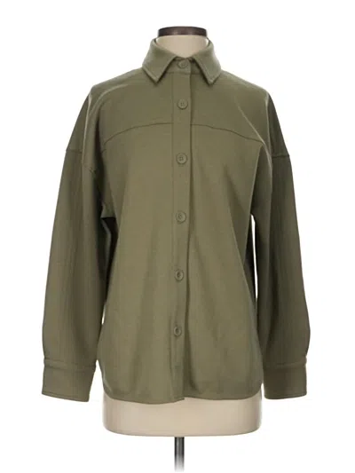 Pre-owned Athleta Jacket In Green