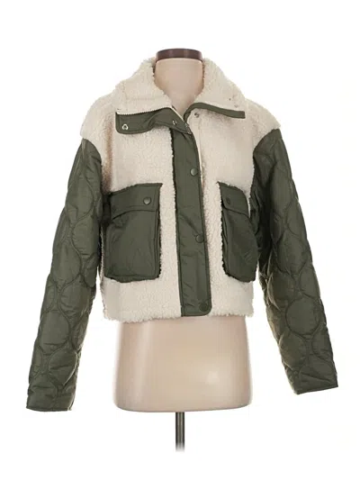 Pre-owned Athleta Jacket In Green