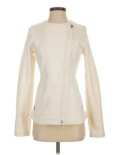 Pre-owned Athleta Jacket In Ivory