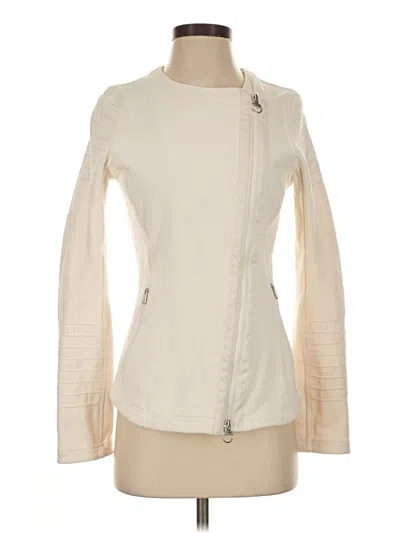 Pre-owned Athleta Jacket In Ivory