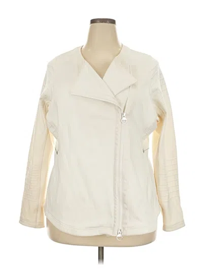 Pre-owned Athleta Jacket In Ivory