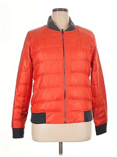 Pre-owned Athleta Jacket In Orange