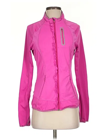 Pre-owned Athleta Jacket In Pink