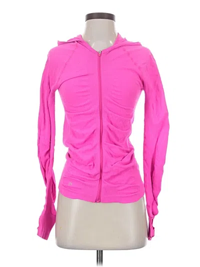 Pre-owned Athleta Jacket In Pink