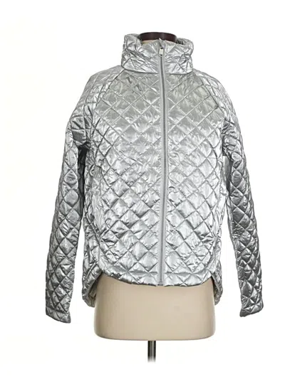 Pre-owned Athleta Jacket In Silver