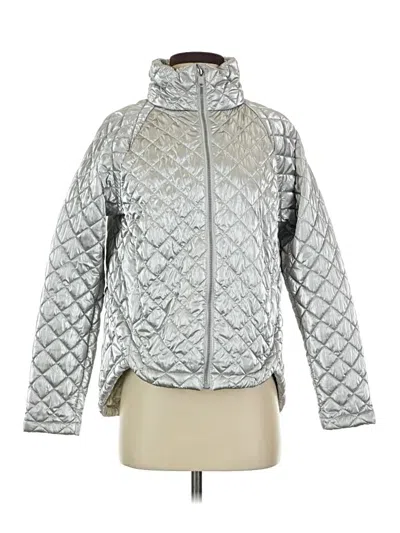 Pre-owned Athleta Jacket In Silver