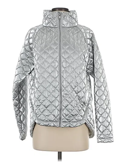 Pre-owned Athleta Jacket In Silver