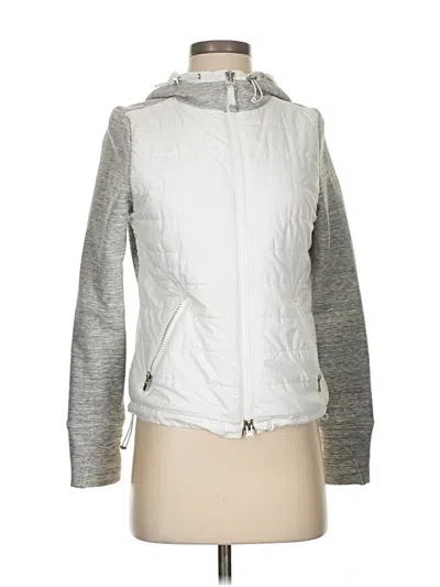 Pre-owned Athleta Jacket In Silver