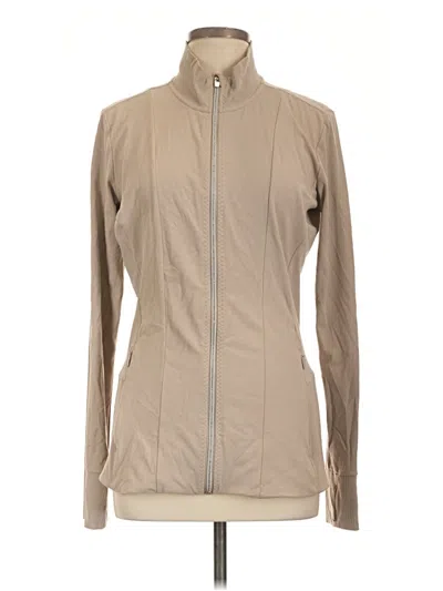 Pre-owned Athleta Jacket In Tan