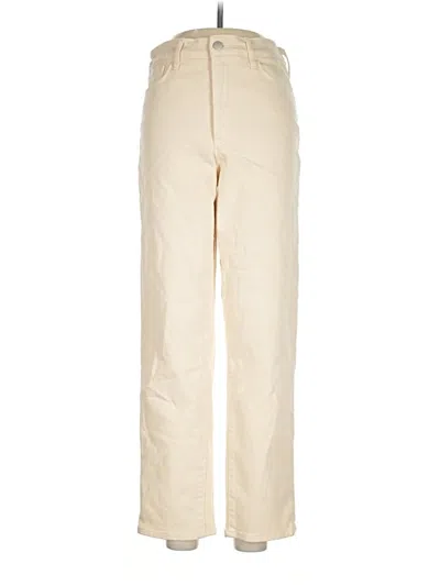 Pre-owned Athleta Jeans In Ivory