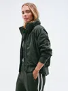 Athleta Jetset Bomber In Green