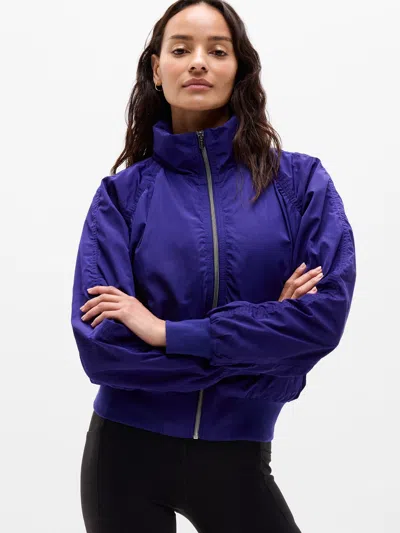 Athleta Jetset Bomber In Mystic