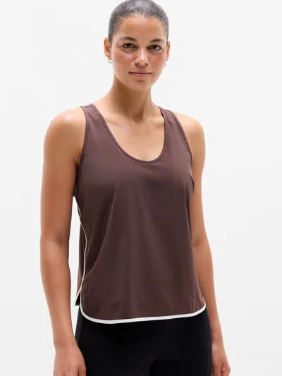 Athleta Journey Tank In Nocturnal/white