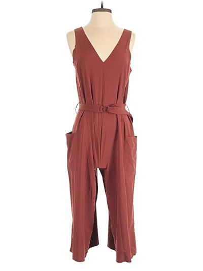 Pre-owned Athleta Jumpsuit In Brown