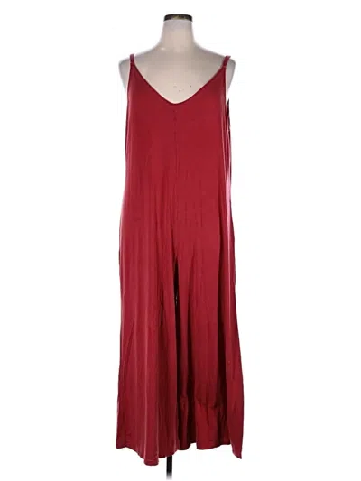 Pre-owned Athleta Jumpsuit In Burgundy