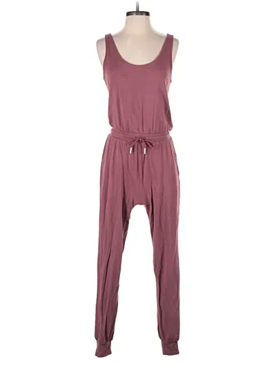 Pre-owned Athleta Jumpsuit In Burgundy