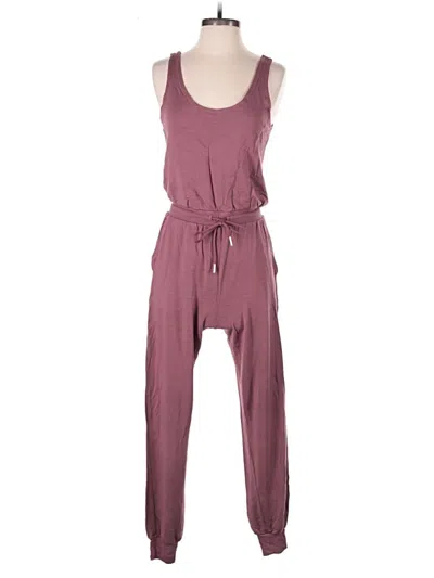 Pre-owned Athleta Jumpsuit In Burgundy