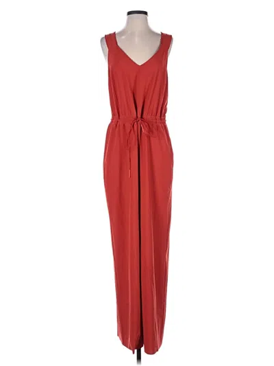 Pre-owned Athleta Jumpsuit In Red