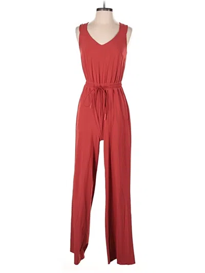 Pre-owned Athleta Jumpsuit In Red