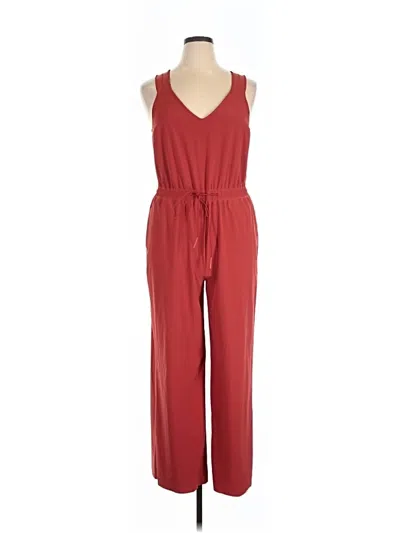 Pre-owned Athleta Jumpsuit In Red