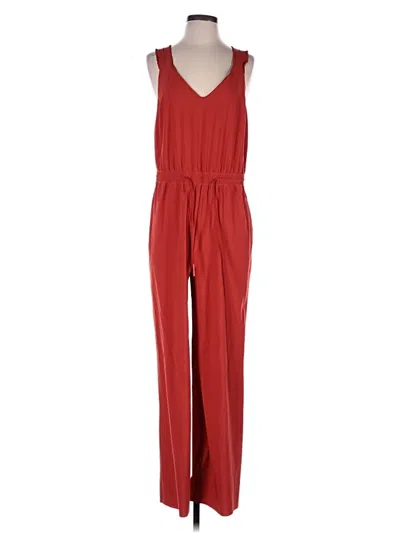 Pre-owned Athleta Jumpsuit In Red
