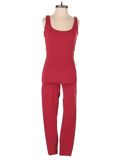 Pre-owned Athleta Jumpsuit In Red