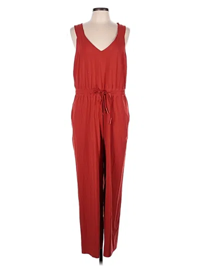Pre-owned Athleta Jumpsuit In Red