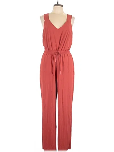 Pre-owned Athleta Jumpsuit In Red