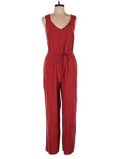 Pre-owned Athleta Jumpsuit In Red