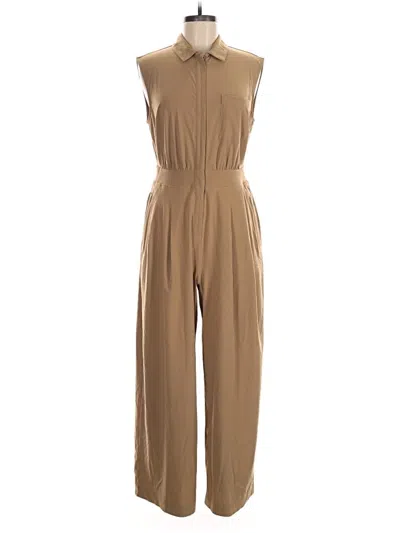 Pre-owned Athleta Jumpsuit In Tan