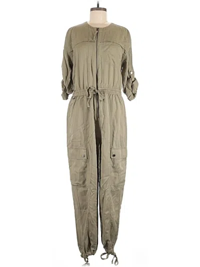 Pre-owned Athleta Jumpsuit In Tan