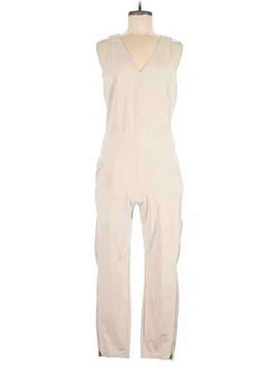 Pre-owned Athleta Jumpsuit In White