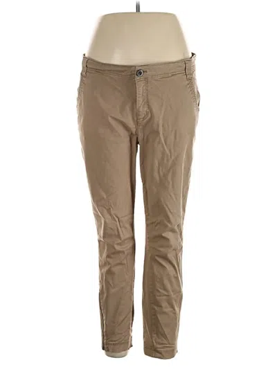 Pre-owned Athleta Khaki Pant In Brown