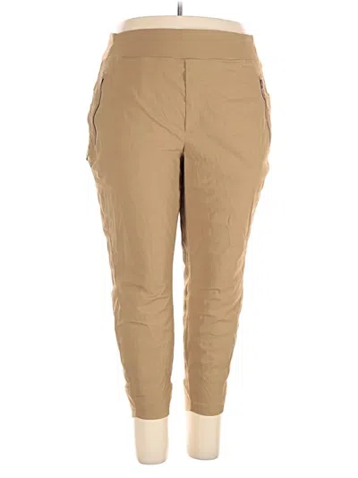 Pre-owned Athleta Khaki Pant In Brown