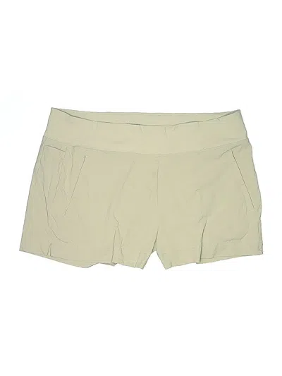 Pre-owned Athleta Khaki Shorts In Brown