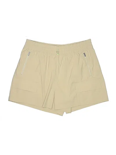 Pre-owned Athleta Khaki Shorts In Brown