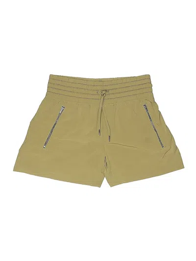 Pre-owned Athleta Khaki Shorts In Green