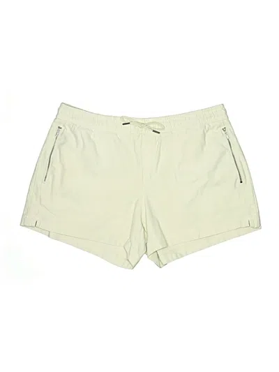 Pre-owned Athleta Khaki Shorts In Green