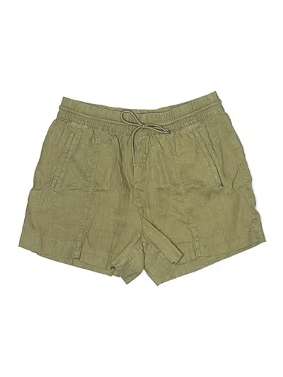 Pre-owned Athleta Khaki Shorts In Green