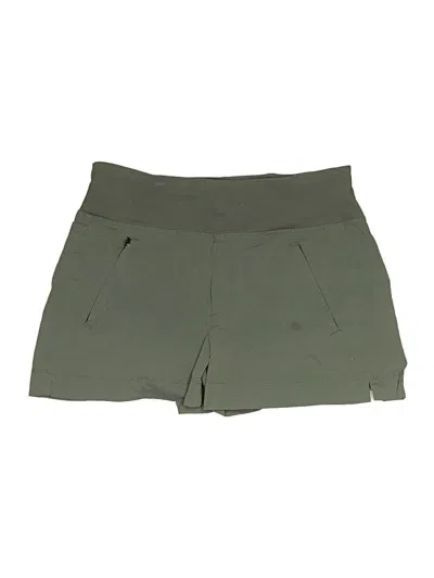 Pre-owned Athleta Khaki Shorts In Green