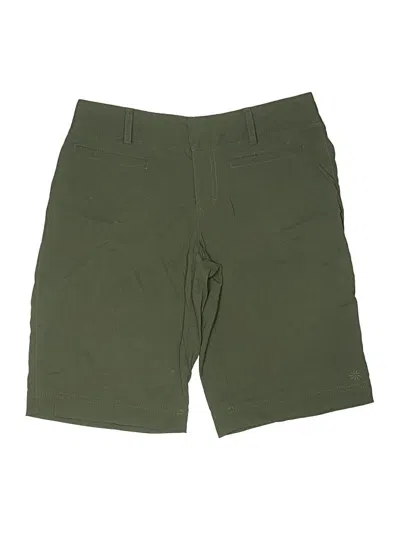 Pre-owned Athleta Khaki Shorts In Green